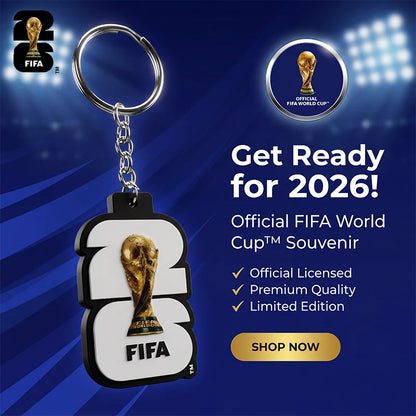 2026 FIFA World Cup FIFA KCF26WH13 Keychain Pendant Hanging rope Tri-Host Nations Bag Charm Car Gift for Soccer Football Fans