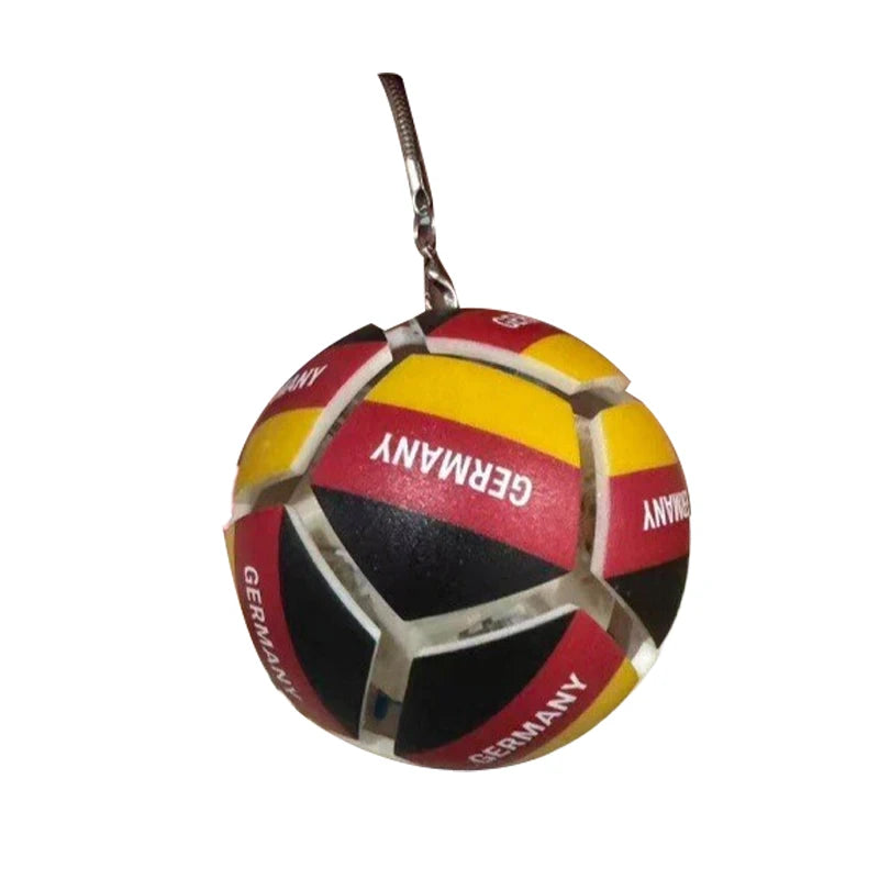 2026 World National Flags Football Keychain Button Stress Relief Soccer Pendant Sport Themed Gift Fan Accessories for Daily Use